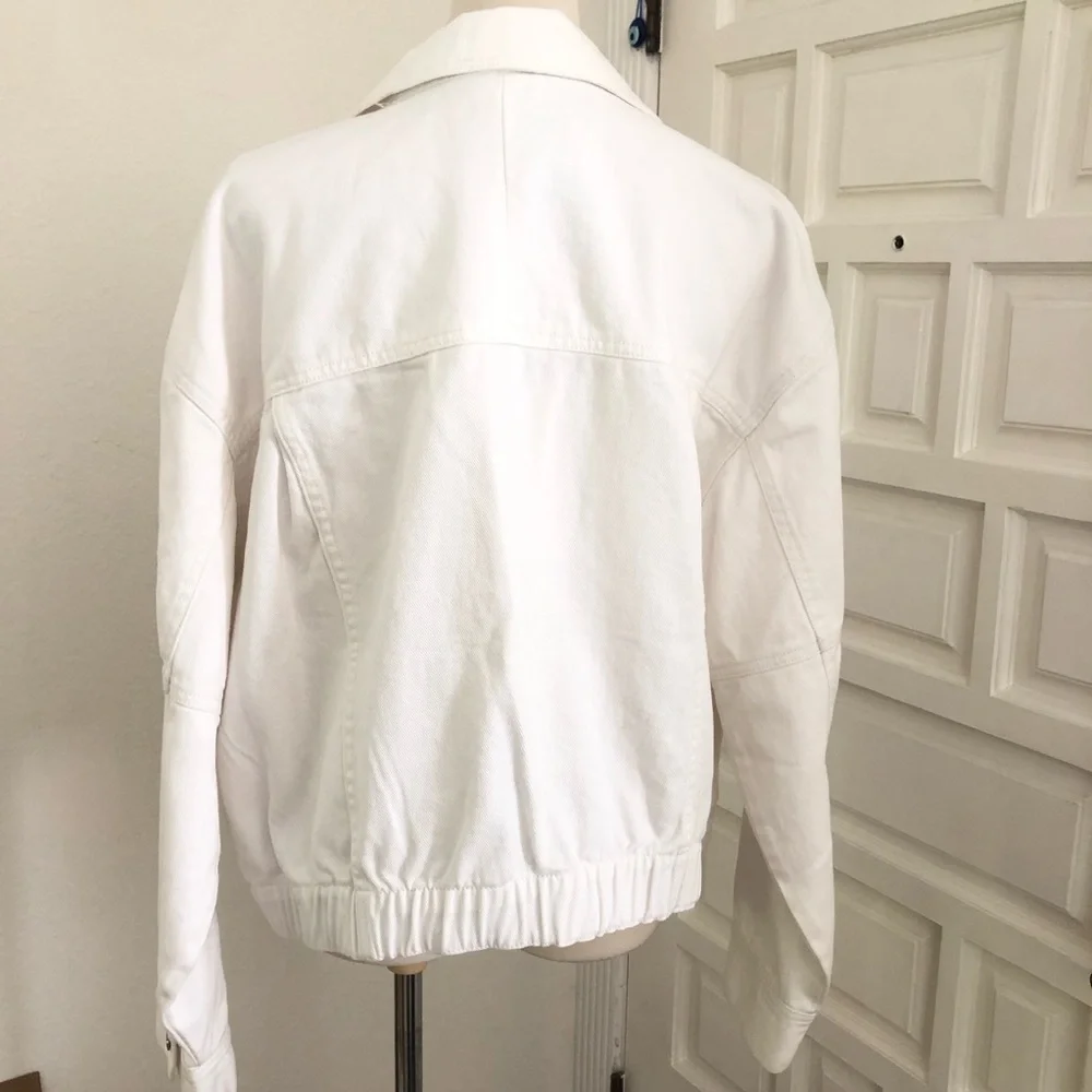 NWT Scotch & Soda 100% Cotton Off-White Denim Jacket XL - Picture 7 of 13